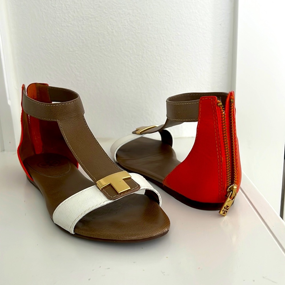 Tory Burch Casey Flat Sandal Size 9.5